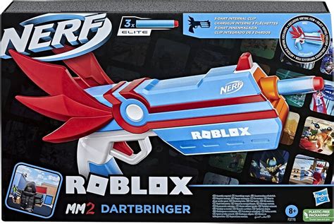 Nerf Roblox MM2: Dartbringer Dart Blaster, Includes Code to .